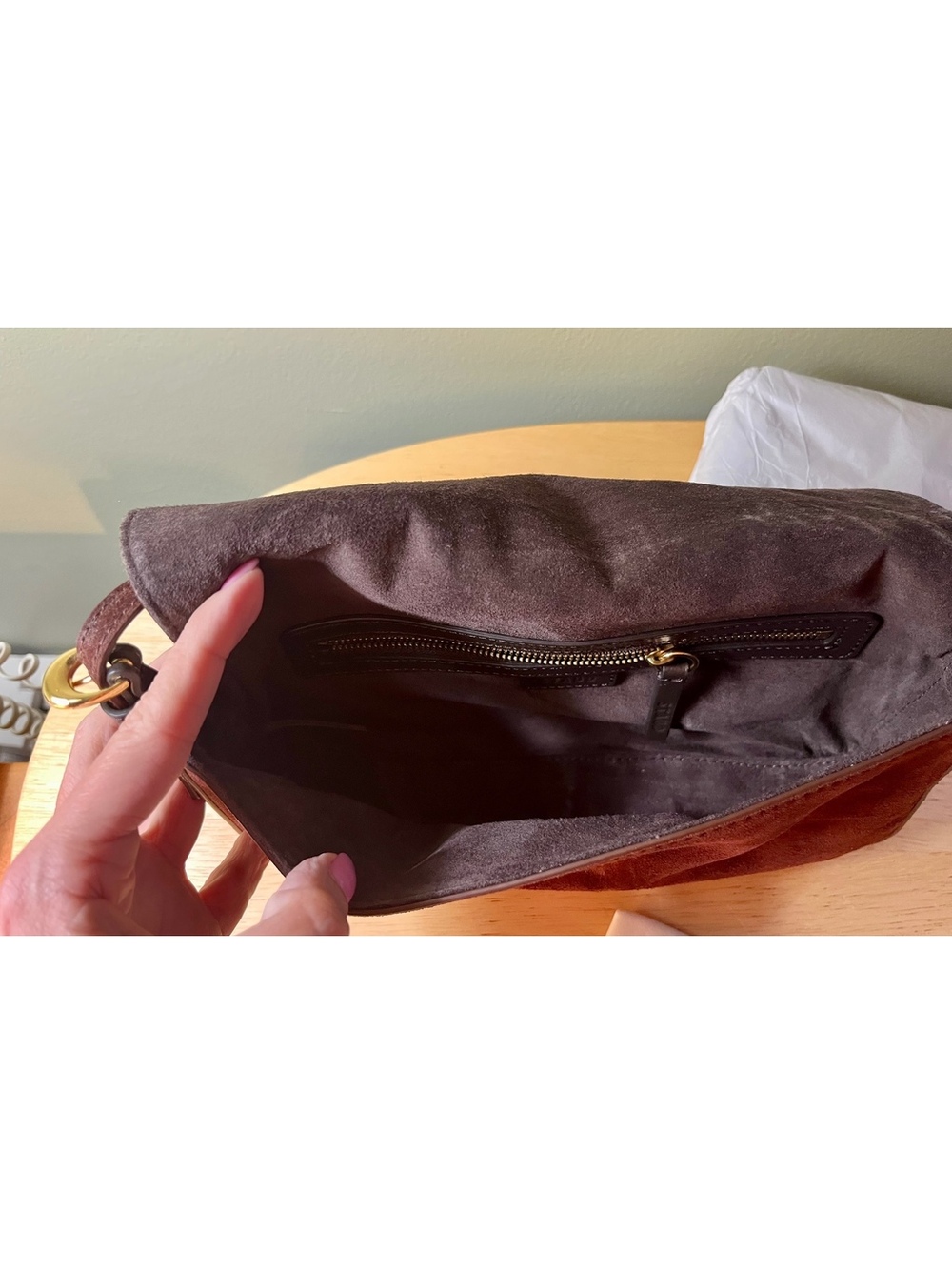 Staud Harlow Suede Shoulder Bag - Picture 8 of 9
